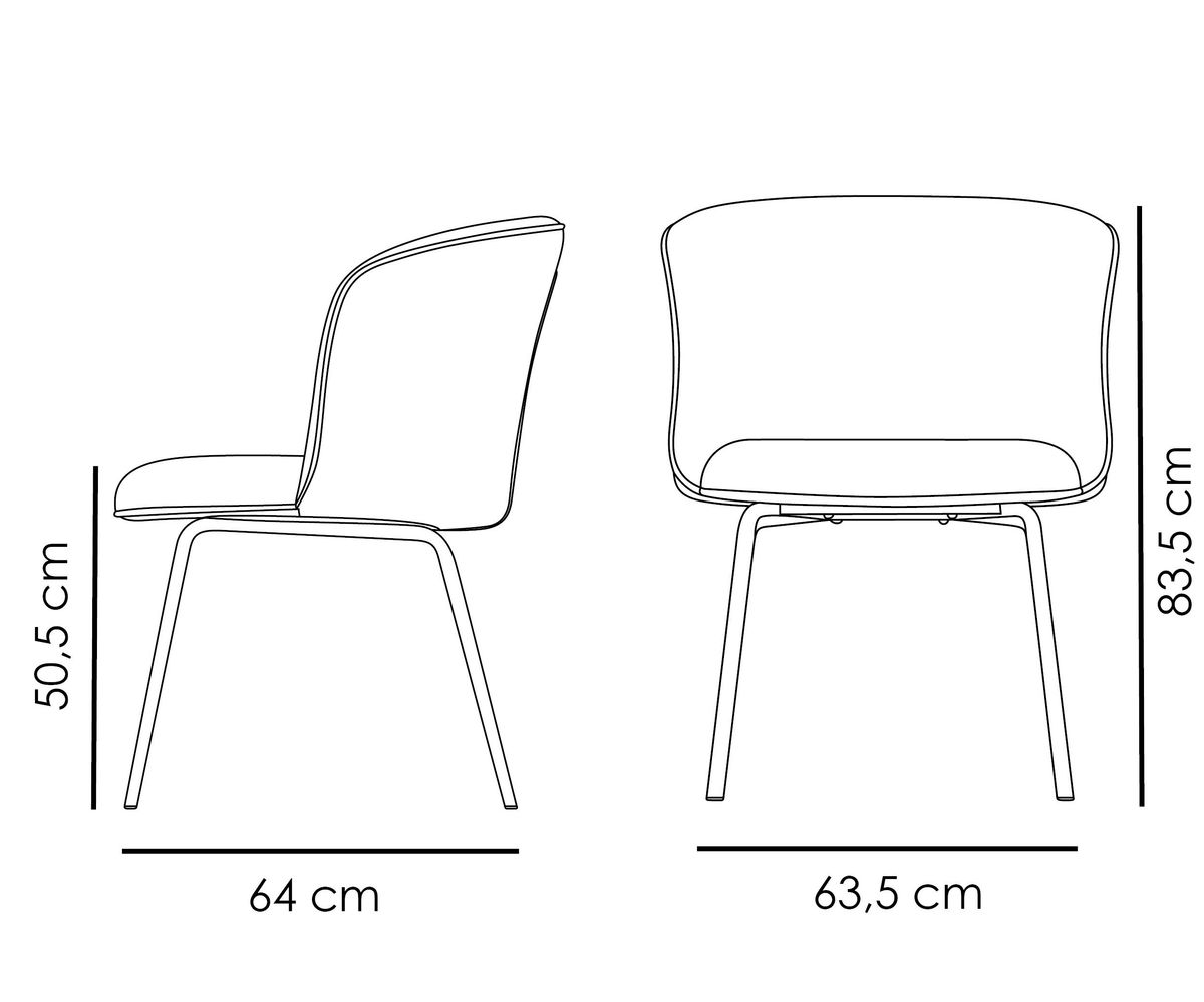 Bliss Spisestol  i stoff